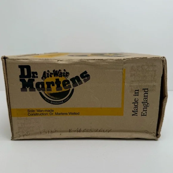 Vintage Dr. Martens Doc MIE England Empty Shoe Boot Box Shoebox - Picture 4 of 9